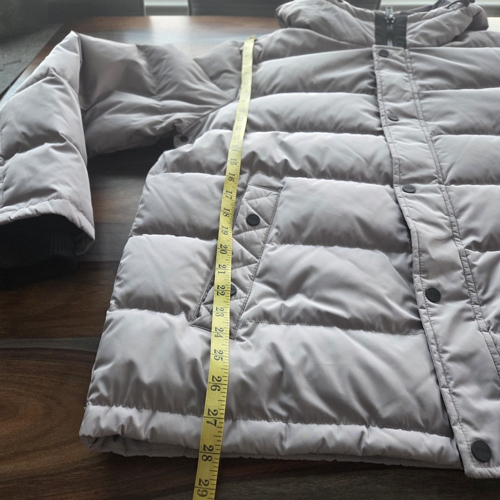 Guess Men's Gray Puffer Ski Snowboard Jacket NWOT Hooded XL Warm Cozy - Picture 10 of 12